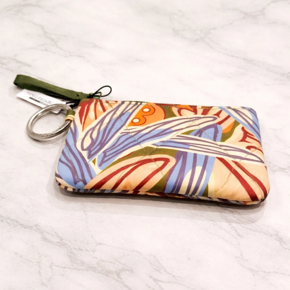 Vera Bradley Colorful ID Holder Keychain Abstract